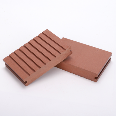 Anti-Slip 140*25Bmm solid  Wpc Decking Outdoor Square Marina Wood Wpc Composite Decking