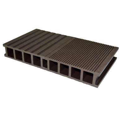 Factory cheap price fire-resistant hollow wood plastic composite WPC decking