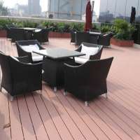 cheap price Water proof co extrusion composite deck anti scratch WPC outdoor decking floor