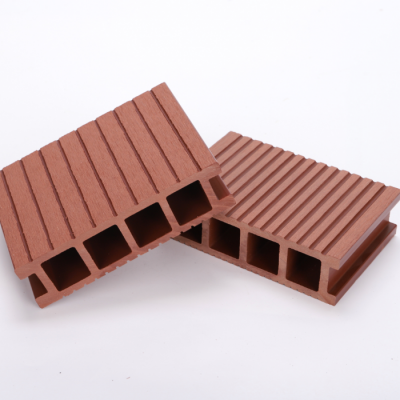 High quality Anti UV  hot sale Co-extrusion145*40mm wpc decking floor for outdoor decorations