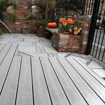 capped design co extrusion wood plastic composite wpc decking flooring