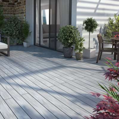 capped design outdoor co extrusion wood plastic composite wpc decking flooring